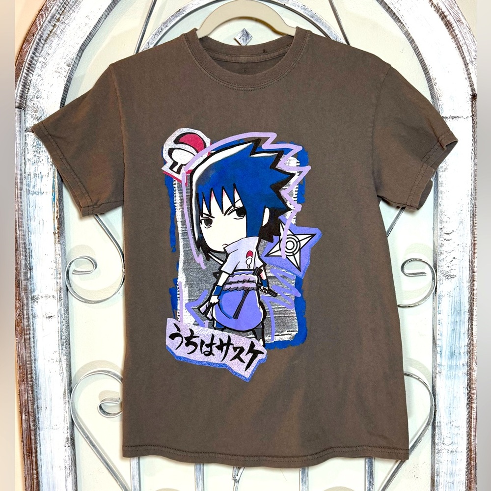Gamestop Naruto Shippiden Anime Graphic T-Shirt #1323
